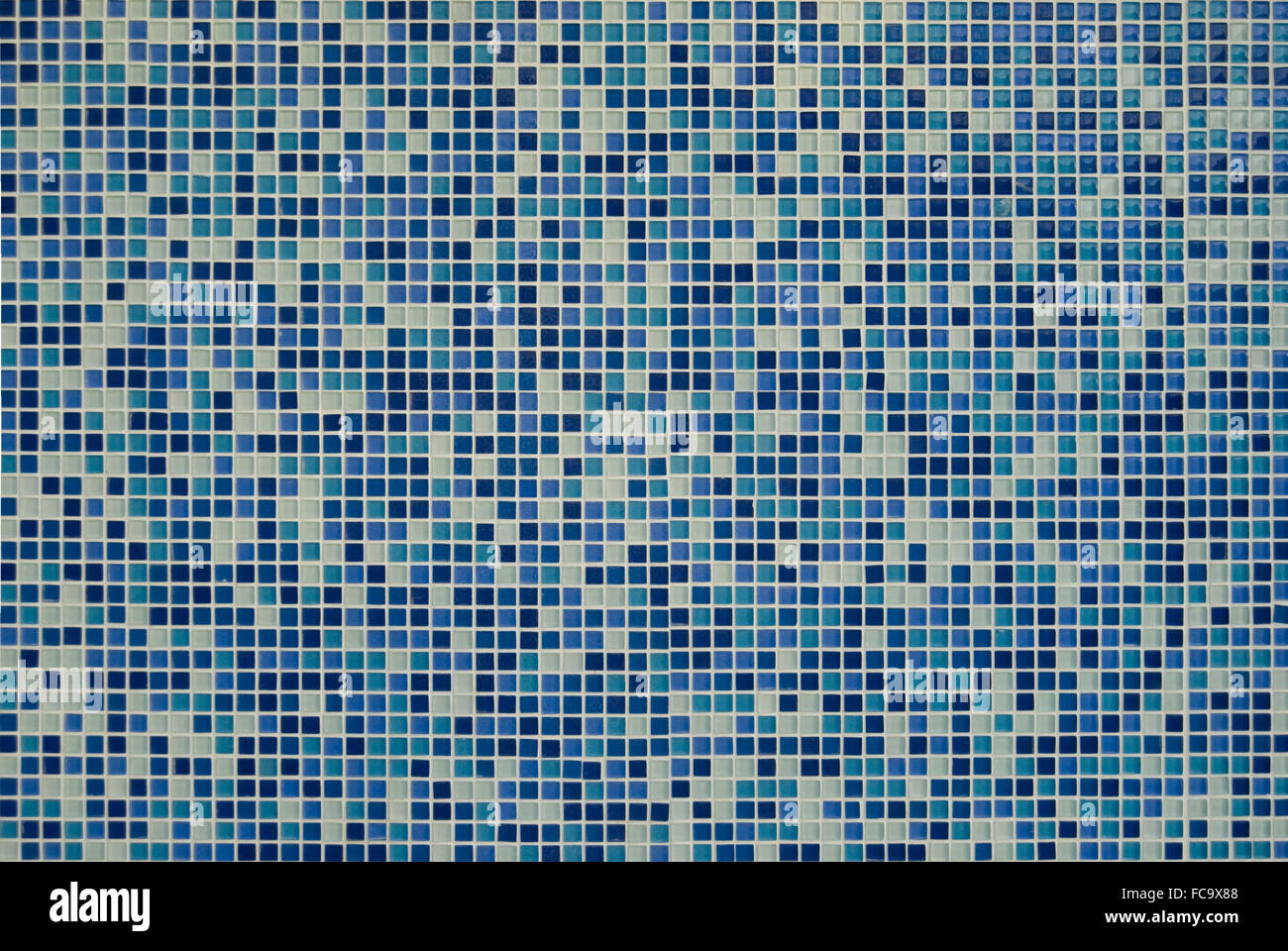 Blue Mosaic Stock Photo