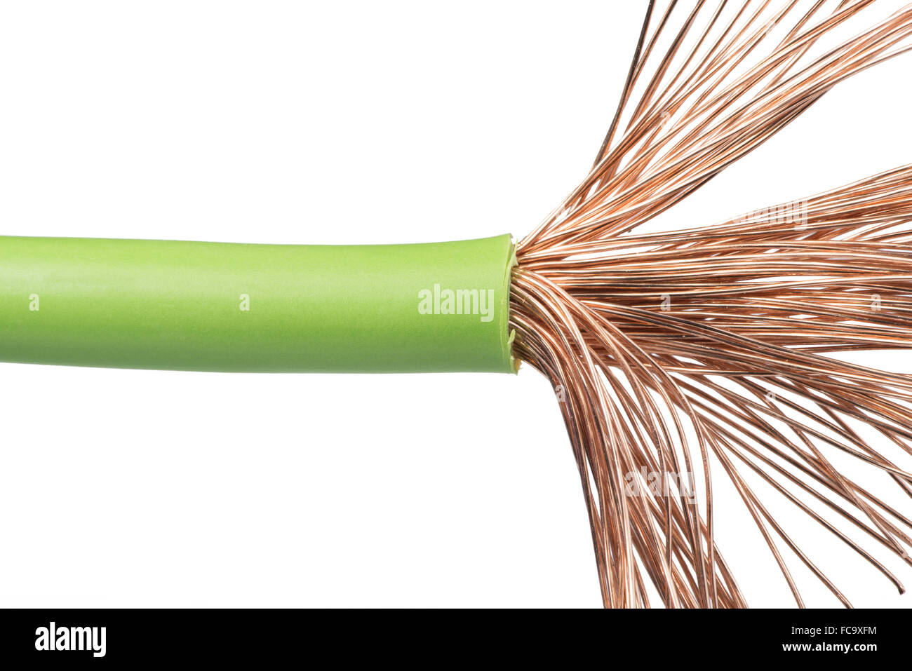 Exposed cables and wires Stock Photo Alamy