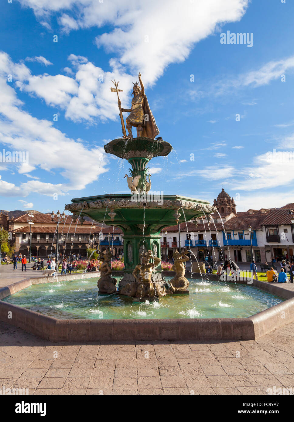 Plaza de Armas, Cusco, Peru Stock Photo