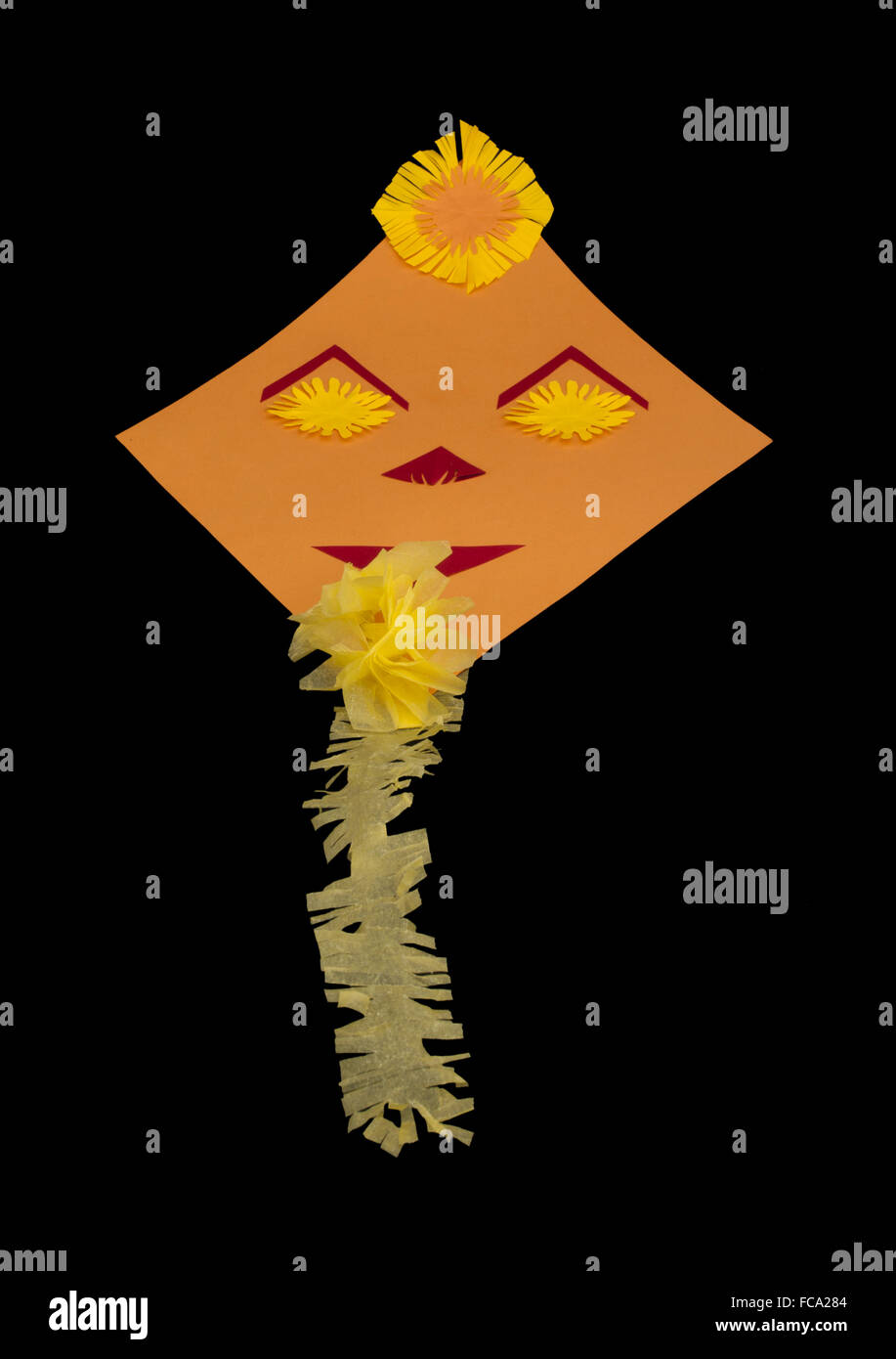 Kite paper made origami Stock Photo Alamy