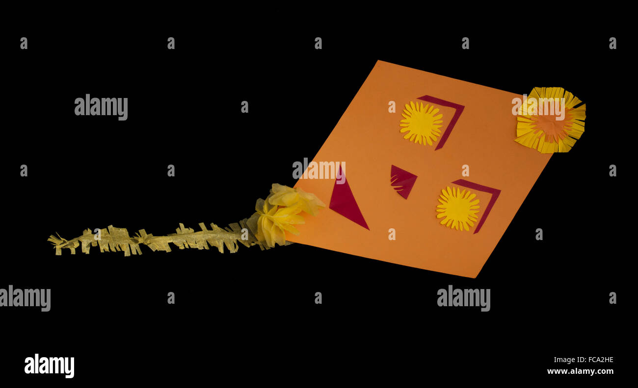 Kite paper made origami Stock Photo Alamy