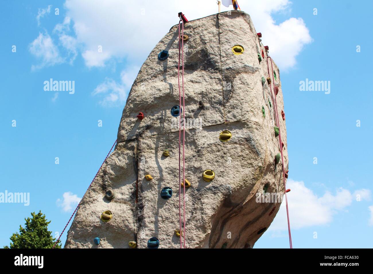 Climbing rock Stock Photo