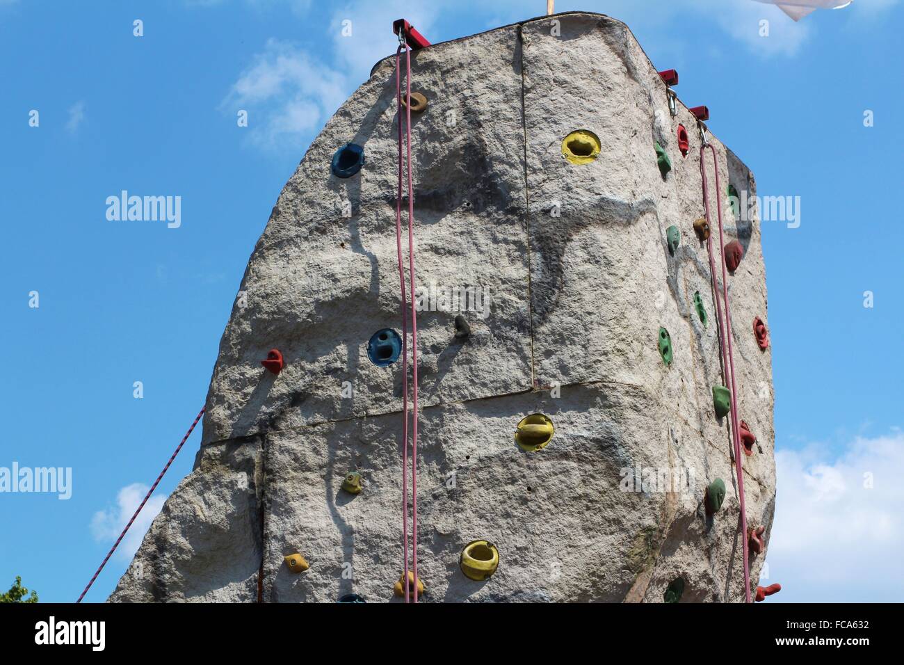 Climbing rock Stock Photo