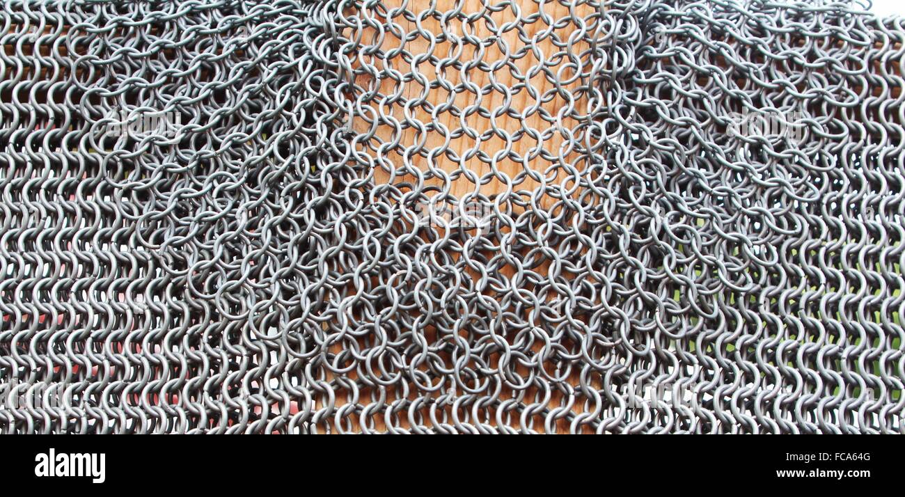 chain armor of a knight Stock Photo Alamy