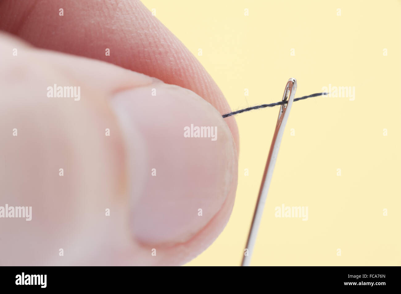 Threading Needle High Resolution Stock Photography and Images Alamy
