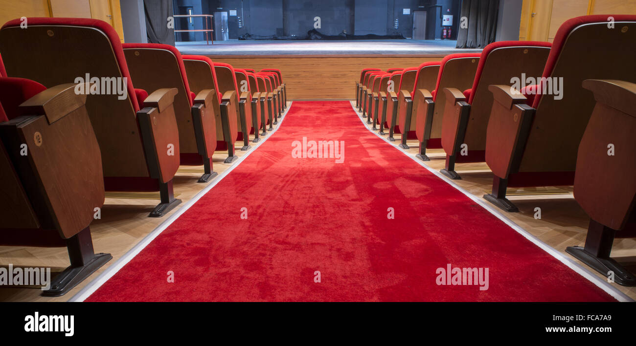 Seats in a theater and opera Stock Photo