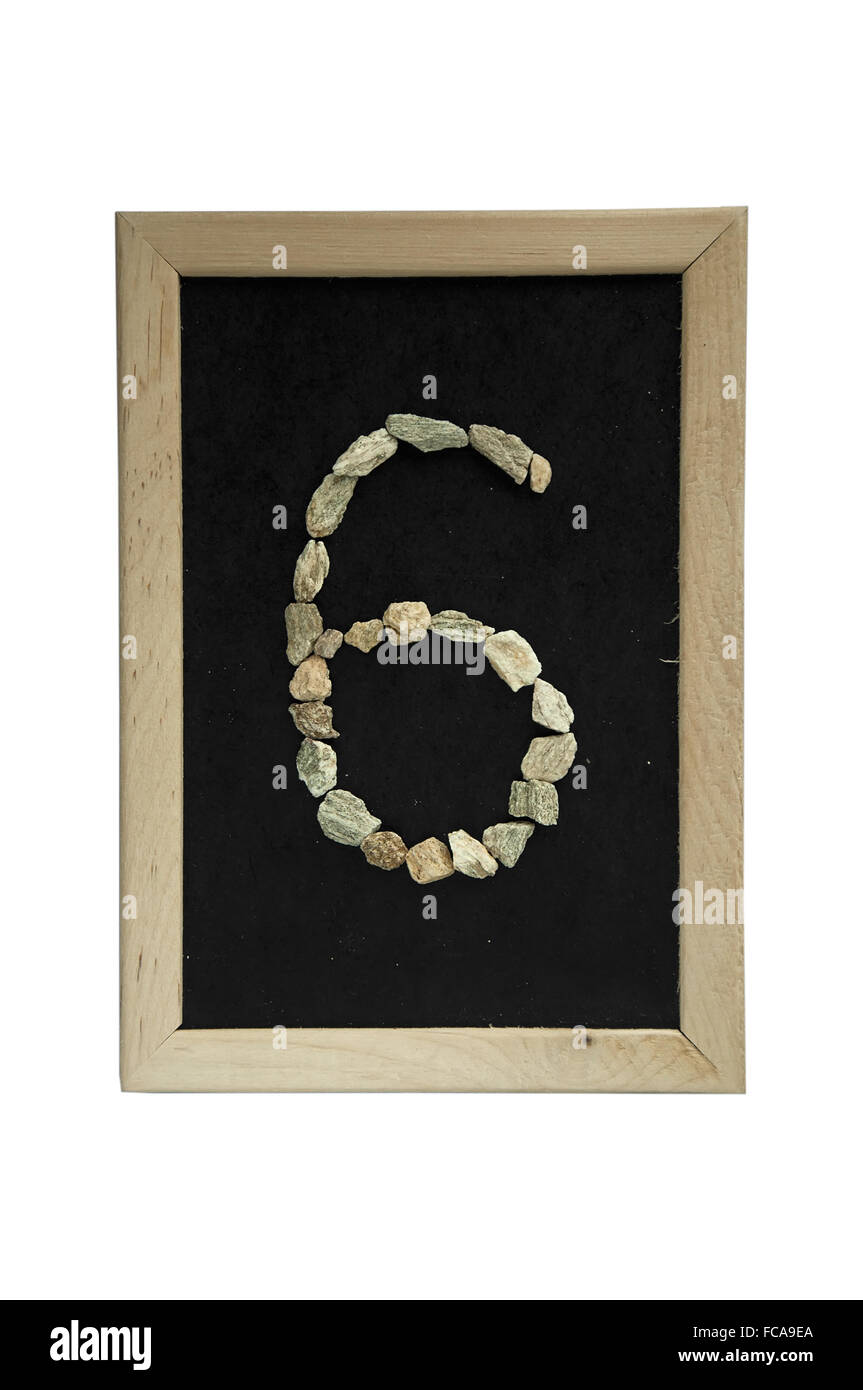 Design number digit six hi-res stock photography and images - Alamy