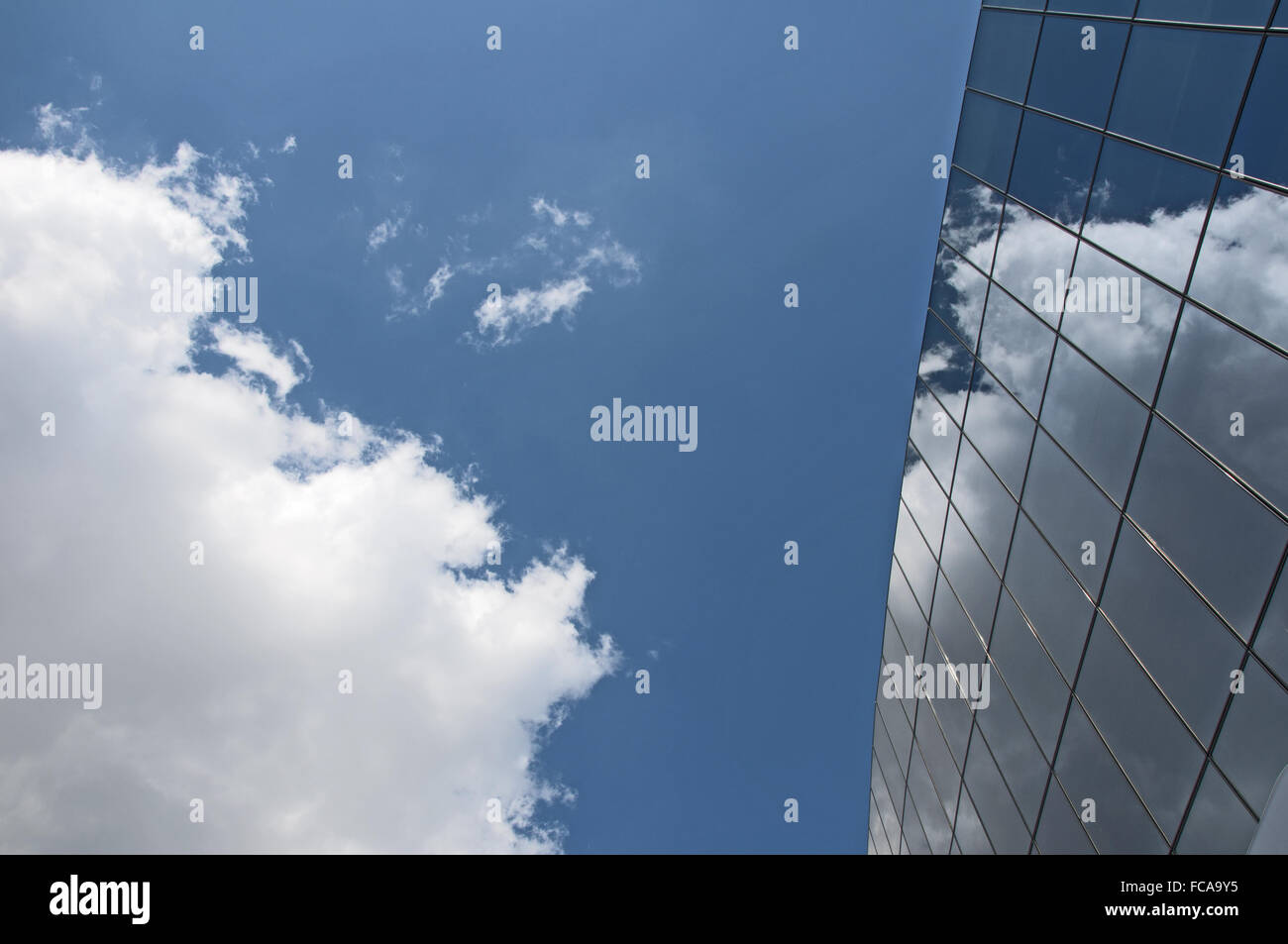 Office building on a blue sky Stock Photo - Alamy