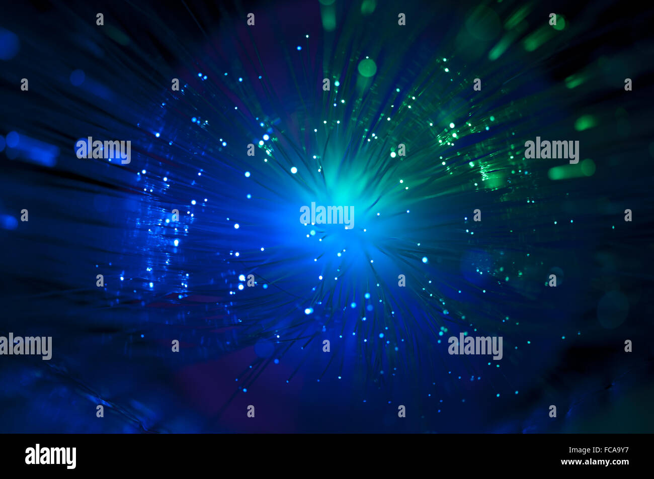 Fibe optic blue hi-res stock photography and images - Alamy