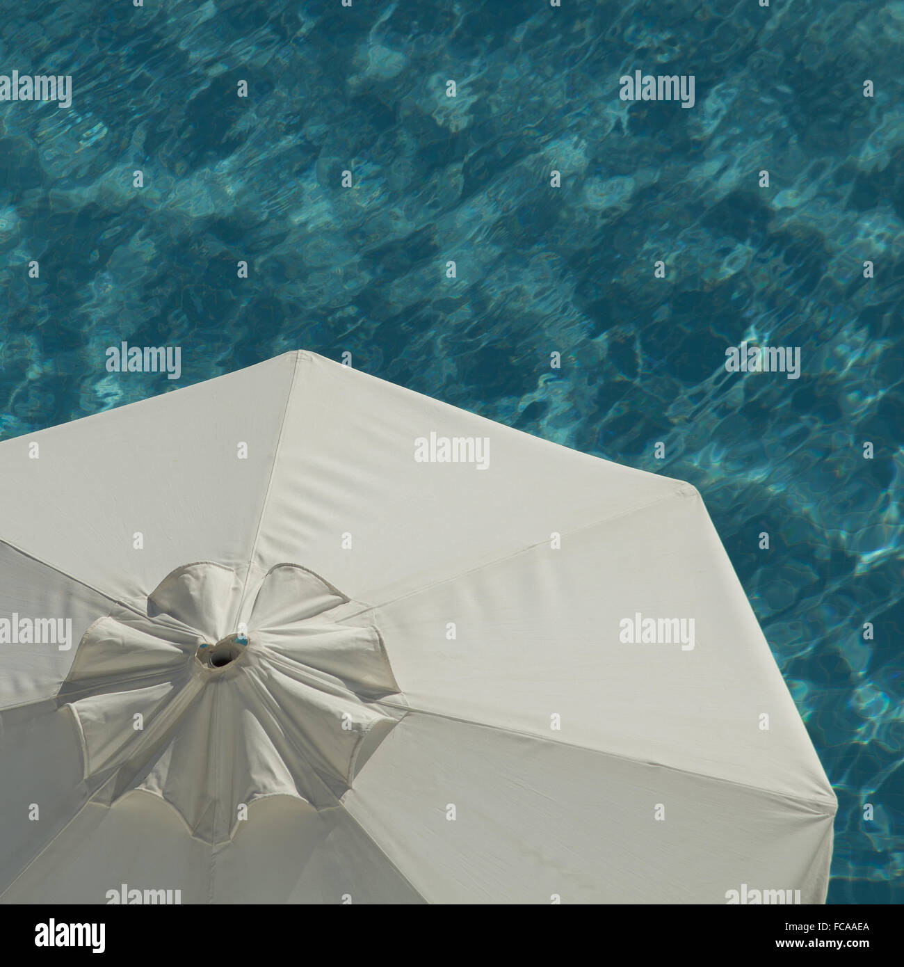 parasol at the pool Stock Photo Alamy