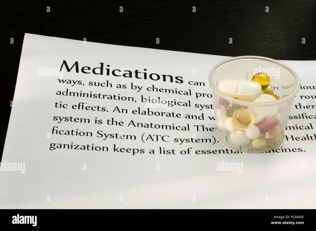 drugs-on-the-score-sheet-with-text-stock-photo-alamy