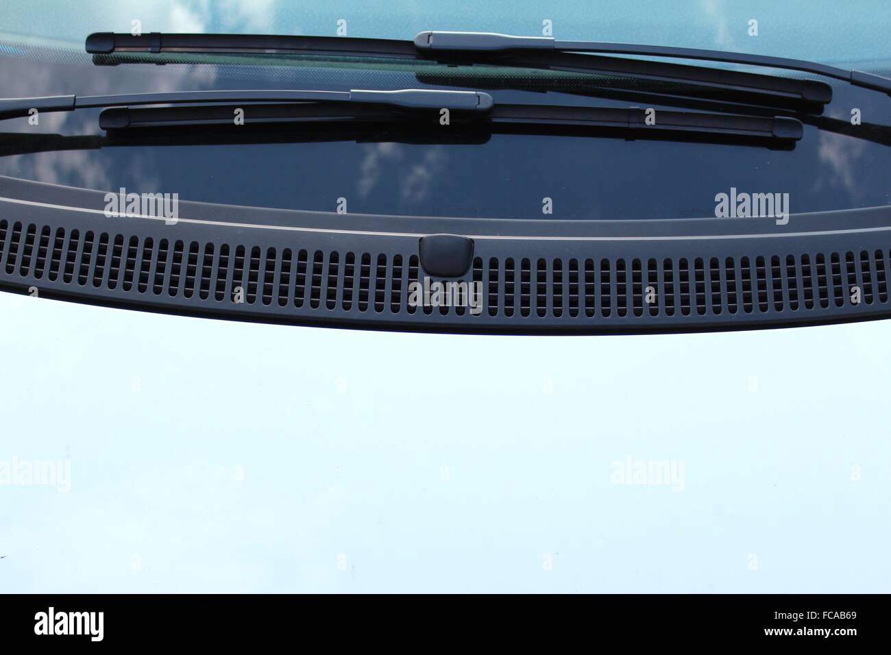 Front shield of a car Stock Photo Alamy
