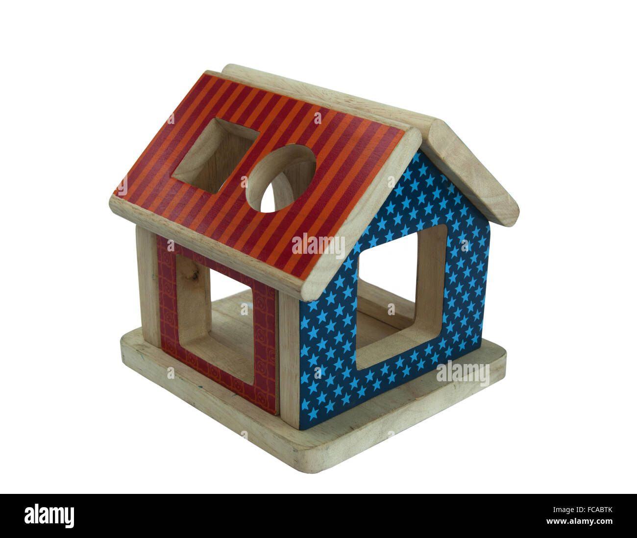 Wood house toy Stock Photo Alamy