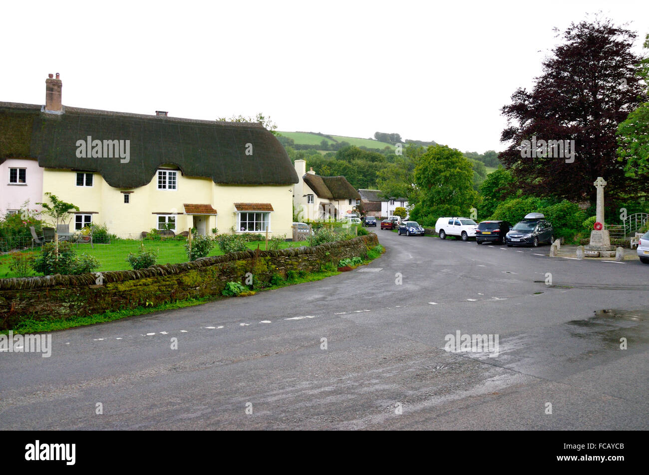 Winsford Village, Exmoor Stock Photo Alamy