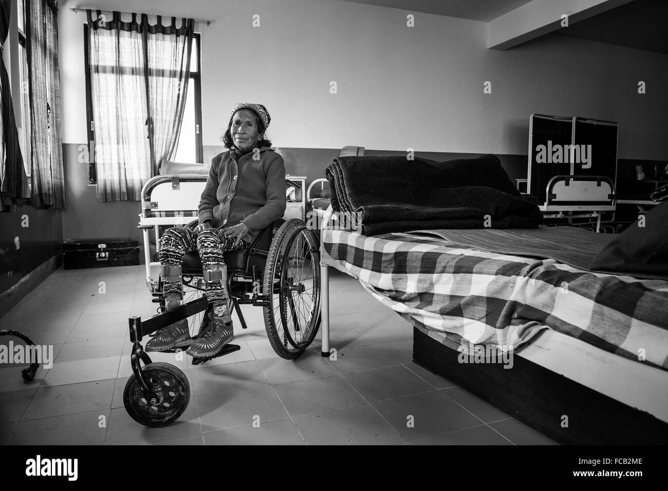 Outdoor rehabilitation Black and White Stock Photos & Images - Alamy