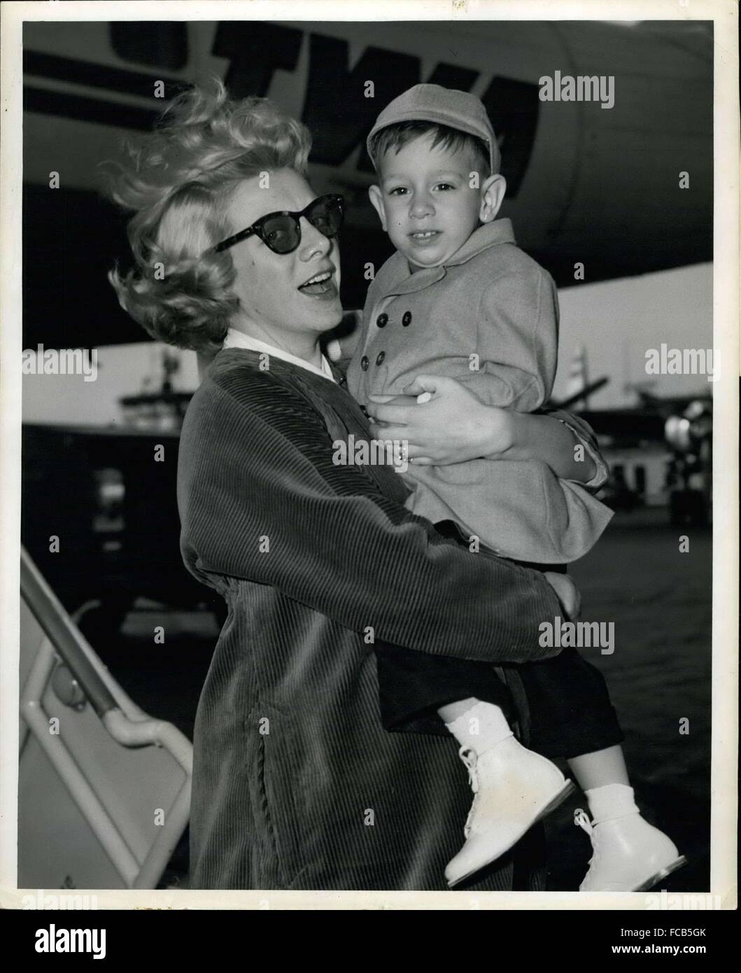 1959 Rosemary Clooney And Her Son, Miguel Ferrer, Are Shown On Their