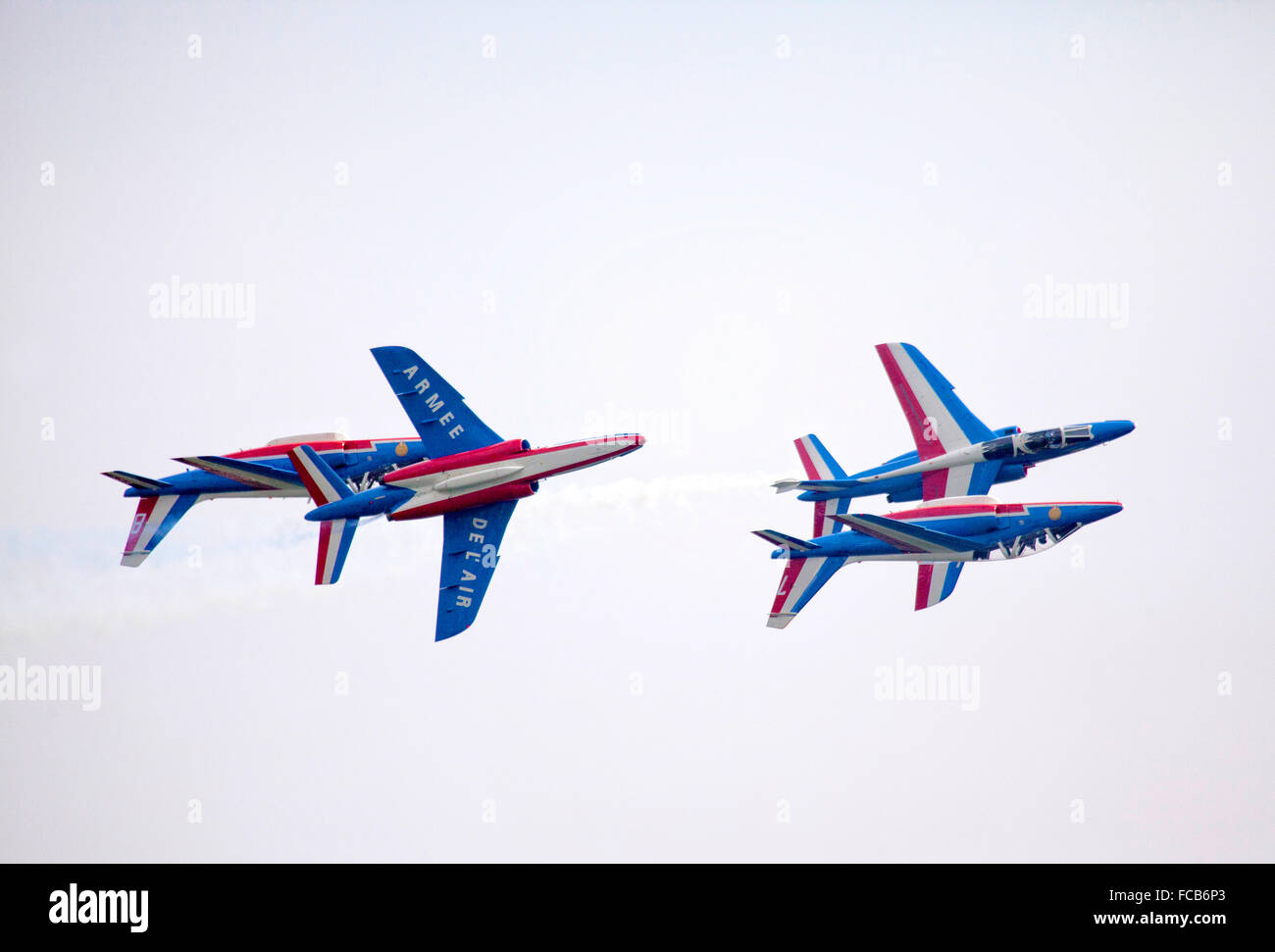Les Diables Rouges Aerobatic Patrol French Acrobatic Patrol Stock Photo - Alamy
