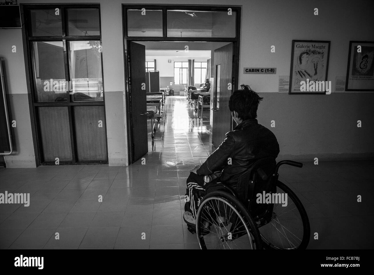 Day rehabilitation Black and White Stock Photos & Images - Alamy