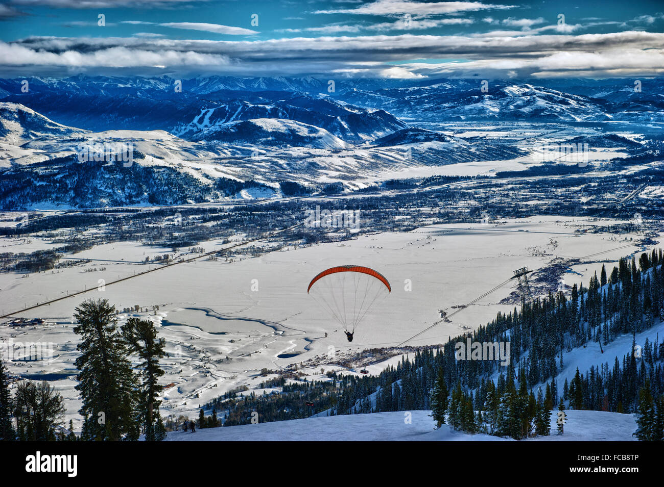 Jackson hole ski resort hi-res stock photography and images - Alamy