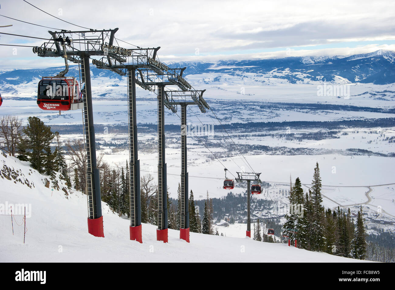 Jackson hole ski resort hi-res stock photography and images - Alamy