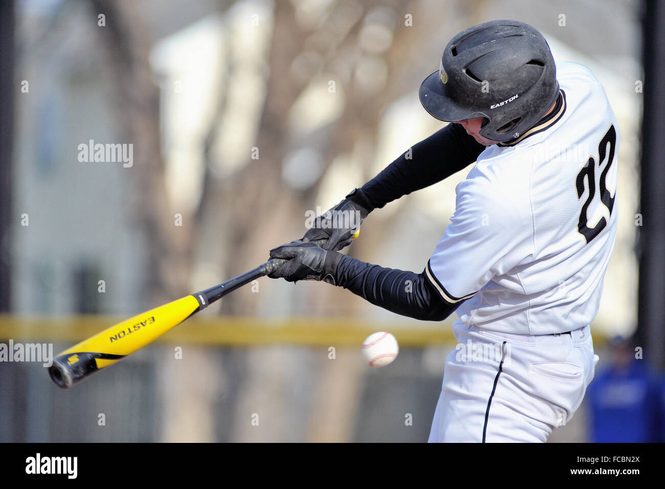 Baseball player hitting ball hi-res stock photography and images - Alamy