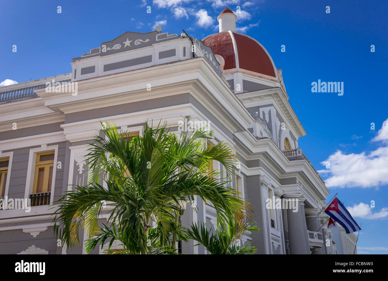 cienfuegos city hall,cuba Stock Photo Alamy