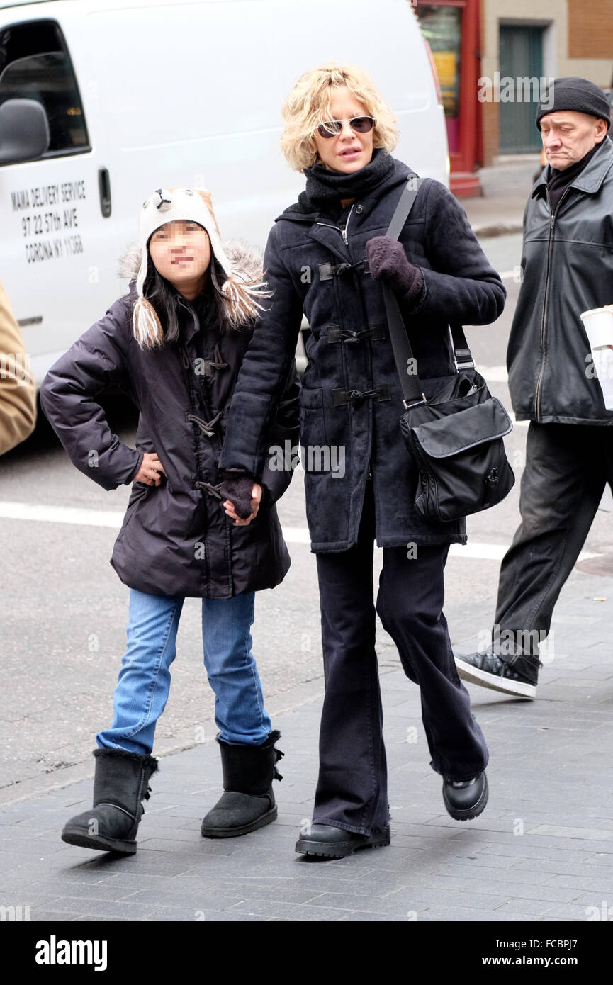 Meg Ryan and daughter Daisy True Ryan spotted in Soho Featuring Meg