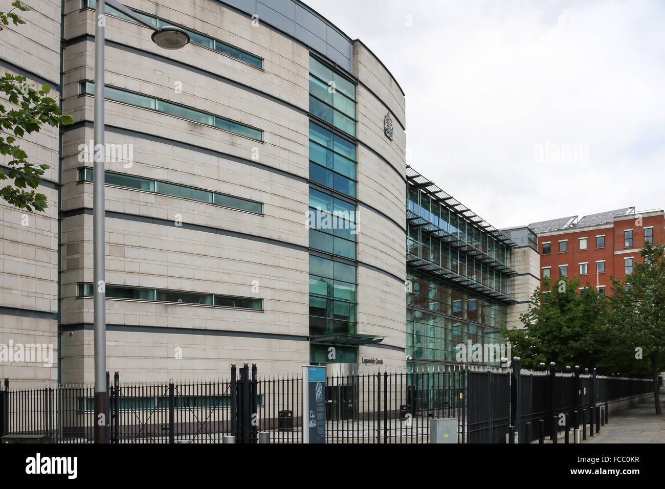 Modern UK legal building,Laganside Courts, Oxford Street, Belfast Stock Photo