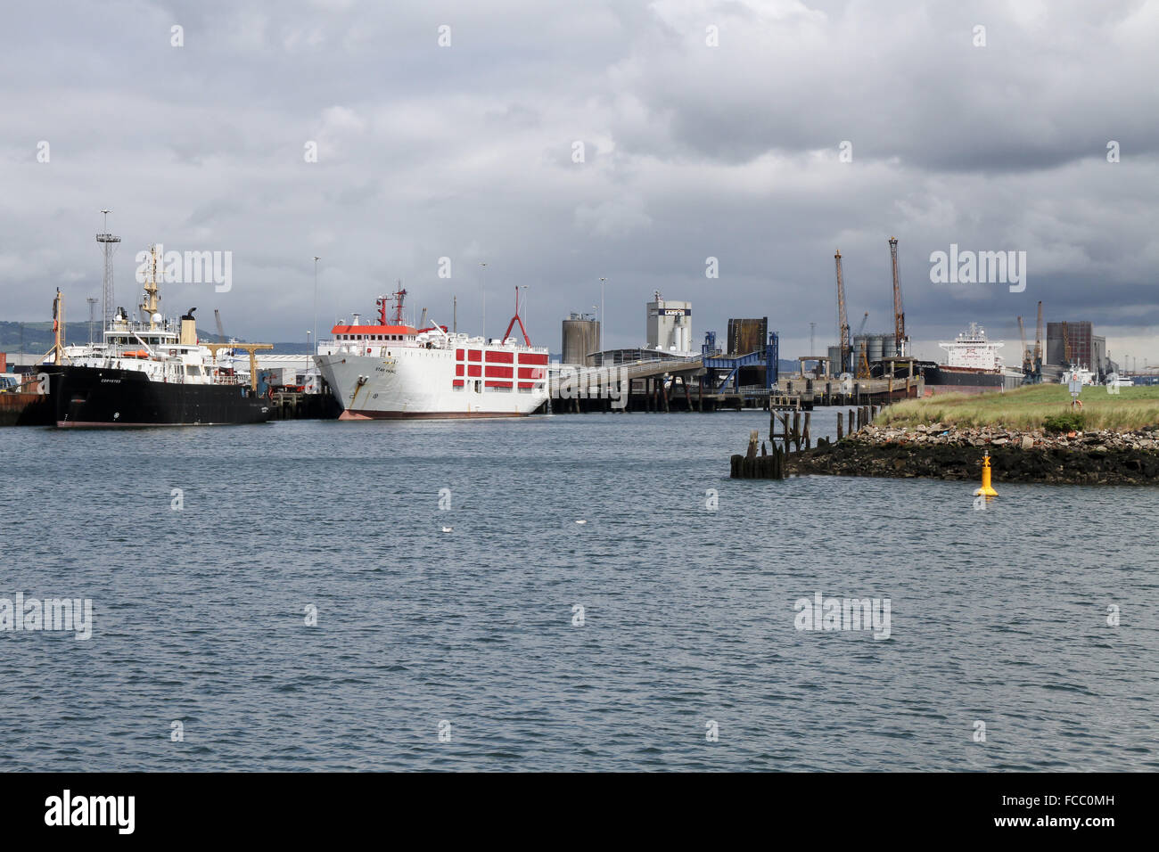 The Port of Belfast, Belfast Lough, Northern Ireland Stock Photo Alamy