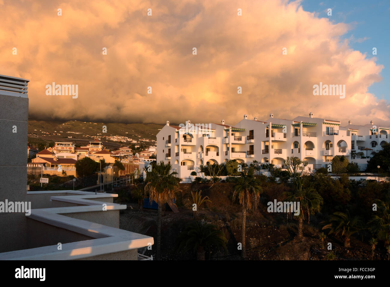 Sunset at Callao Salvaje Santa Cruz de Tenerife Spain Stock Photo - Alamy
