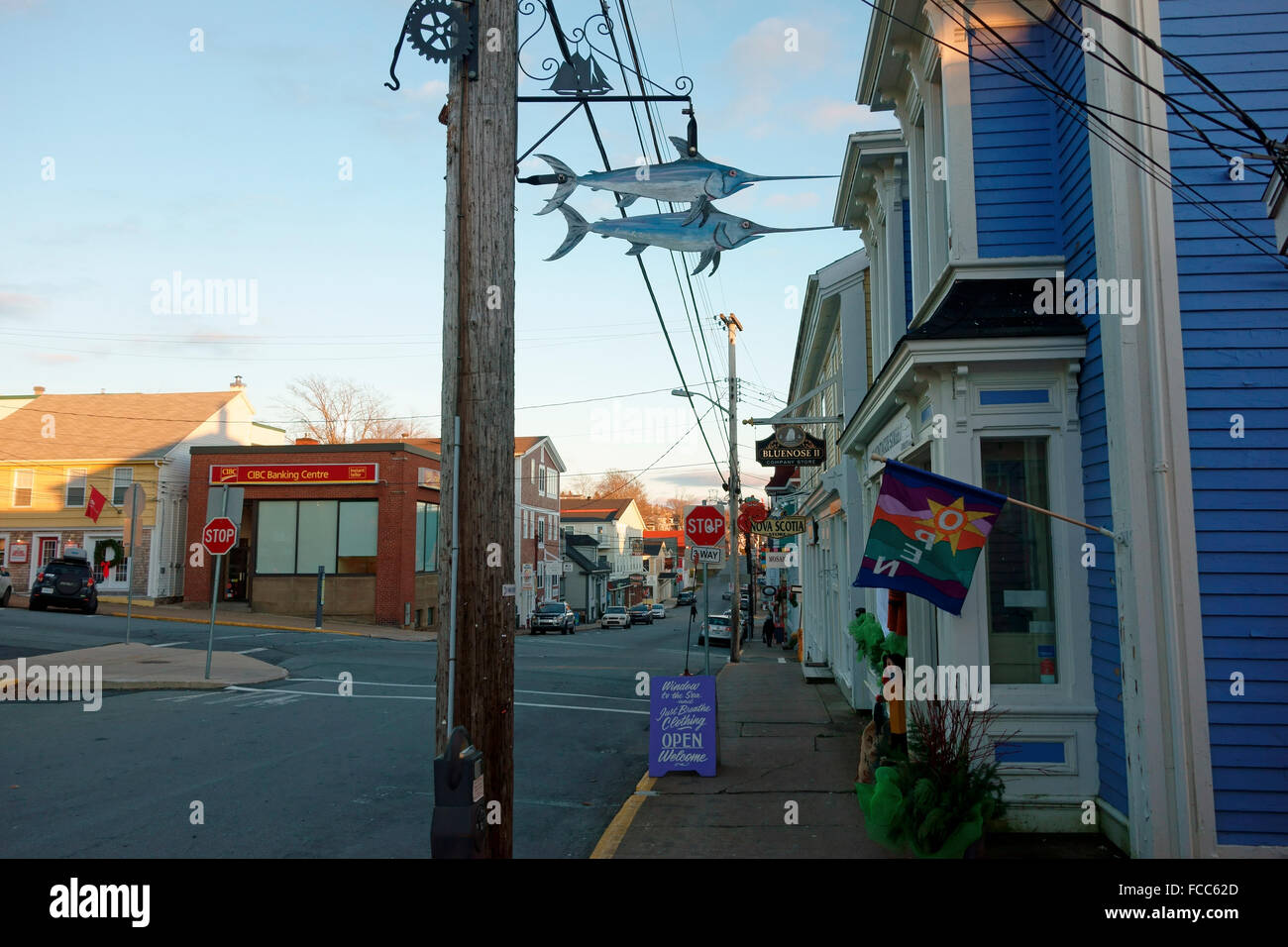 Street, Lunenburg, Nova Scotia, Canada Stock Photo Alamy