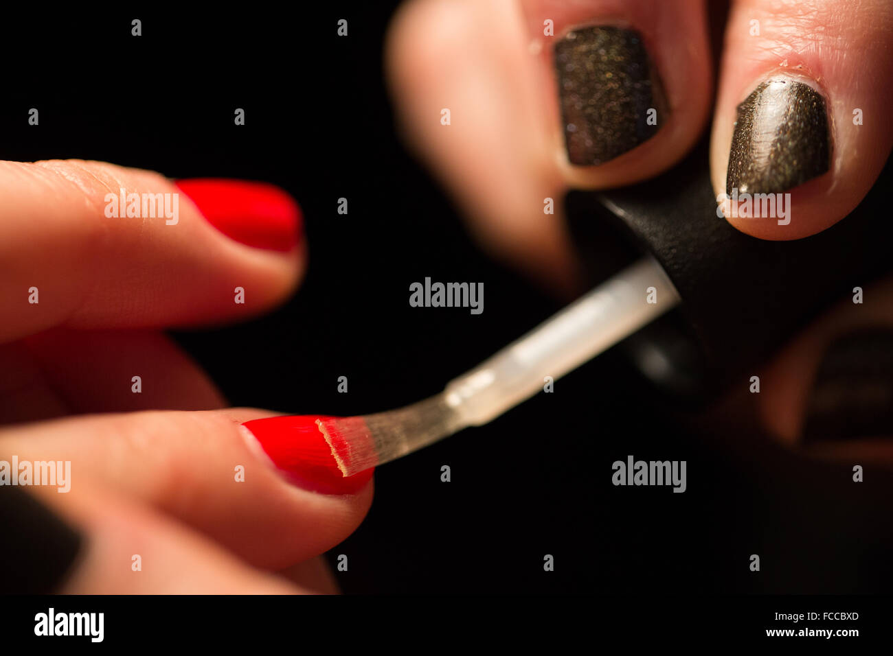 Fingernail polish. Stock Photo