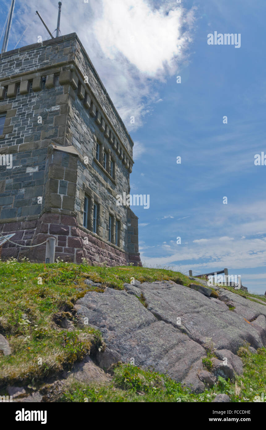 Signal Hill National Historic Site. Canada in sunny day Stock Photo