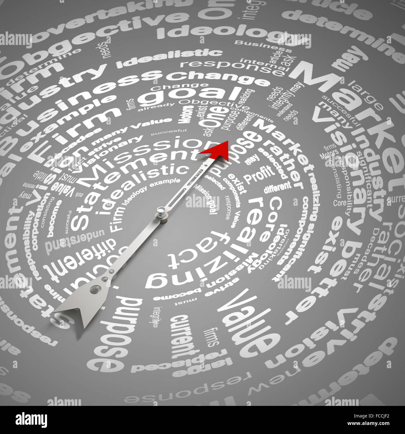Conceptual image of compass pointing the direction Stock Photo - Alamy