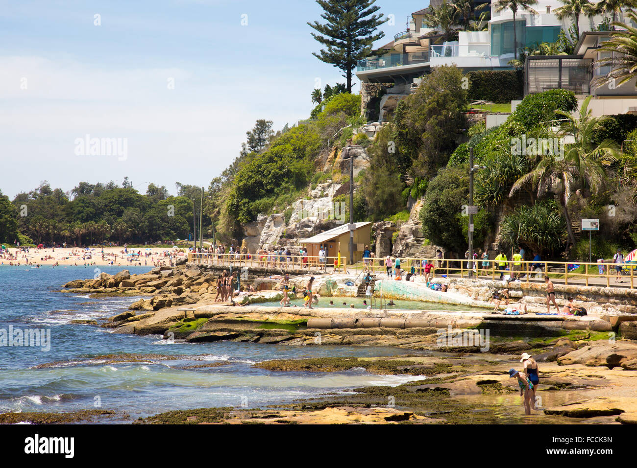 Fairy Bower and Shelly Beach in Manly near Sydney, new south wales,australia Stock Photo