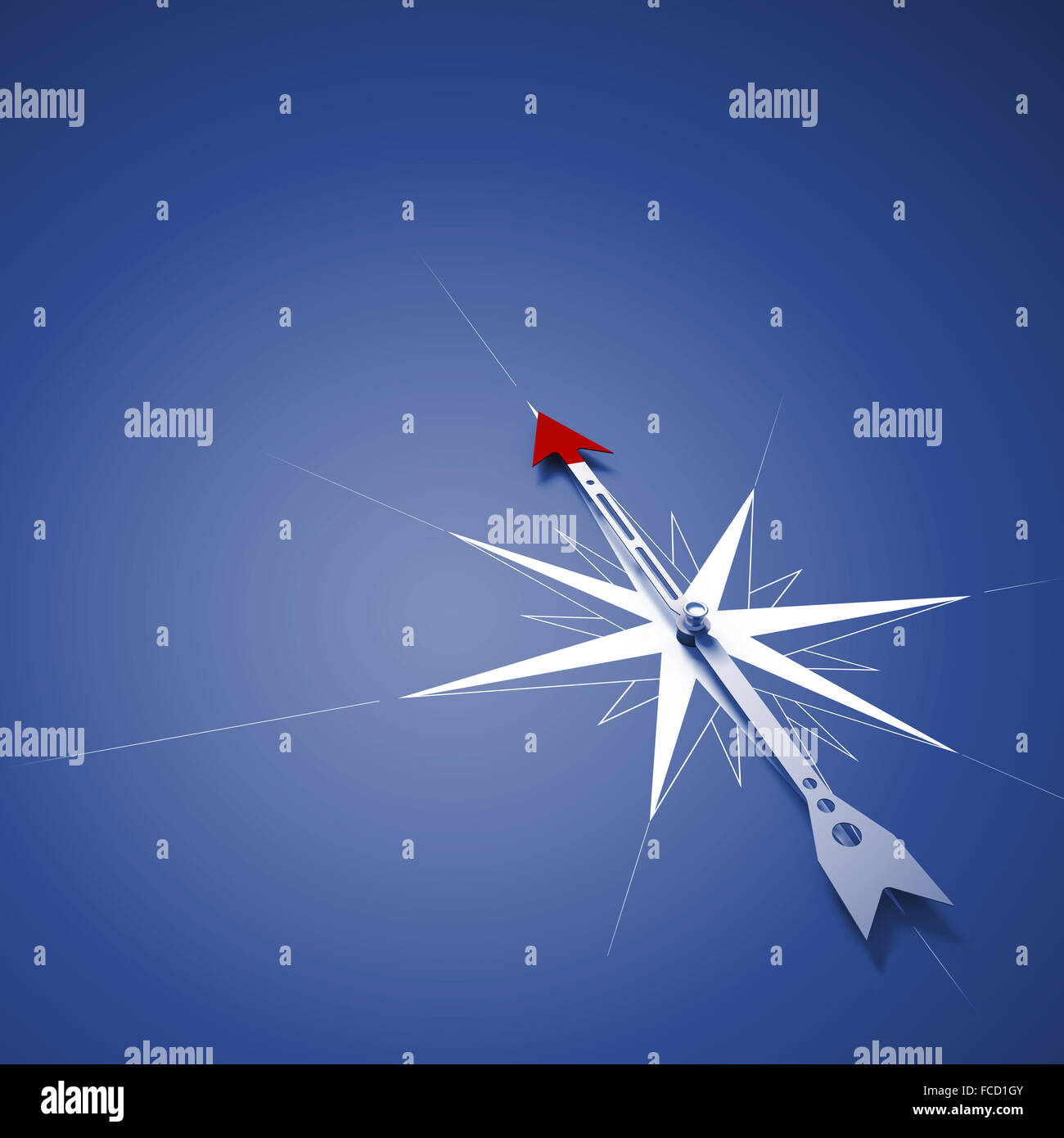 Conceptual image of compass pointing the direction Stock Photo - Alamy