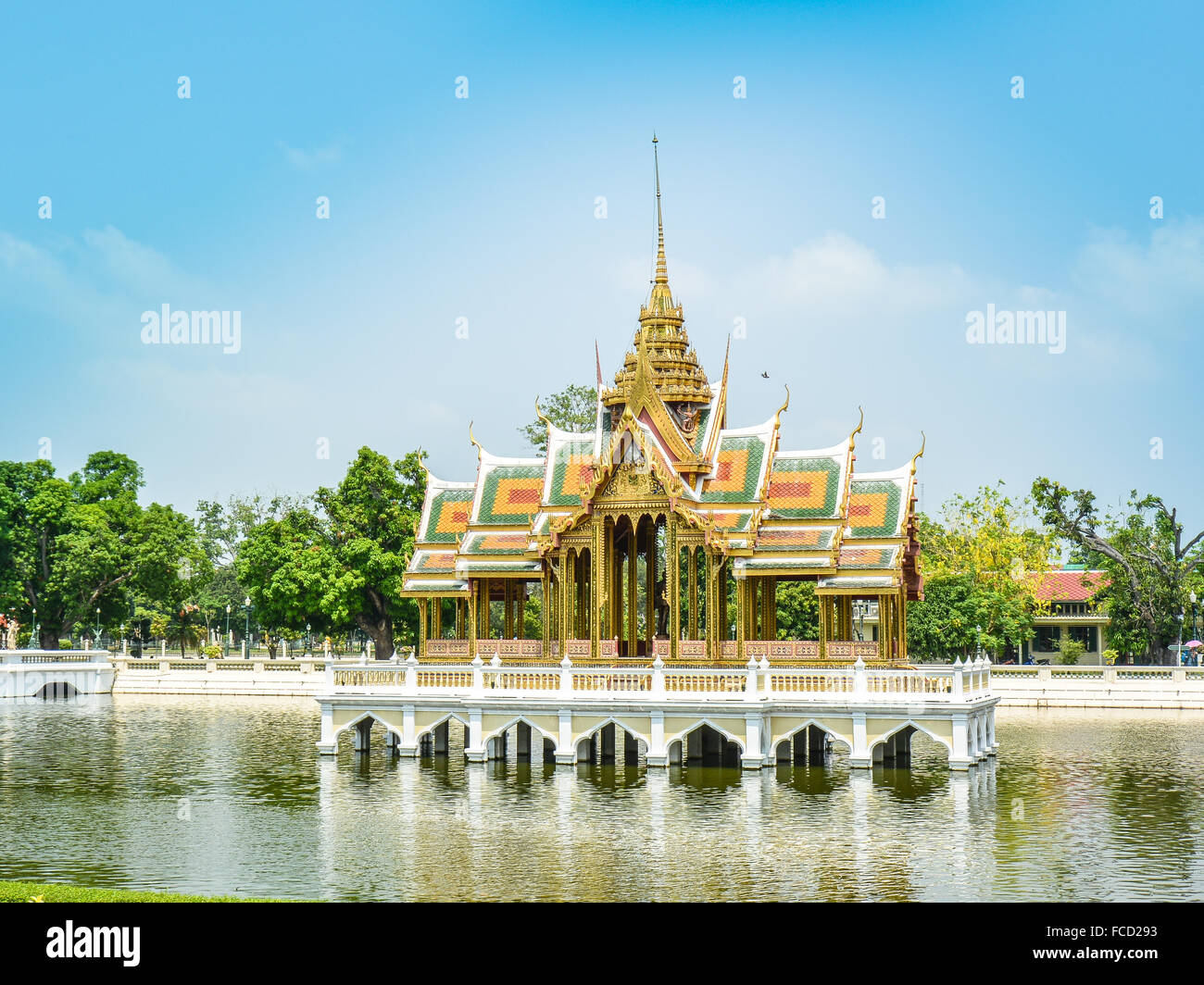 Aisawan Dhiphya-Asana Pavilion - Ayutthaya, Thailand Stock Photo