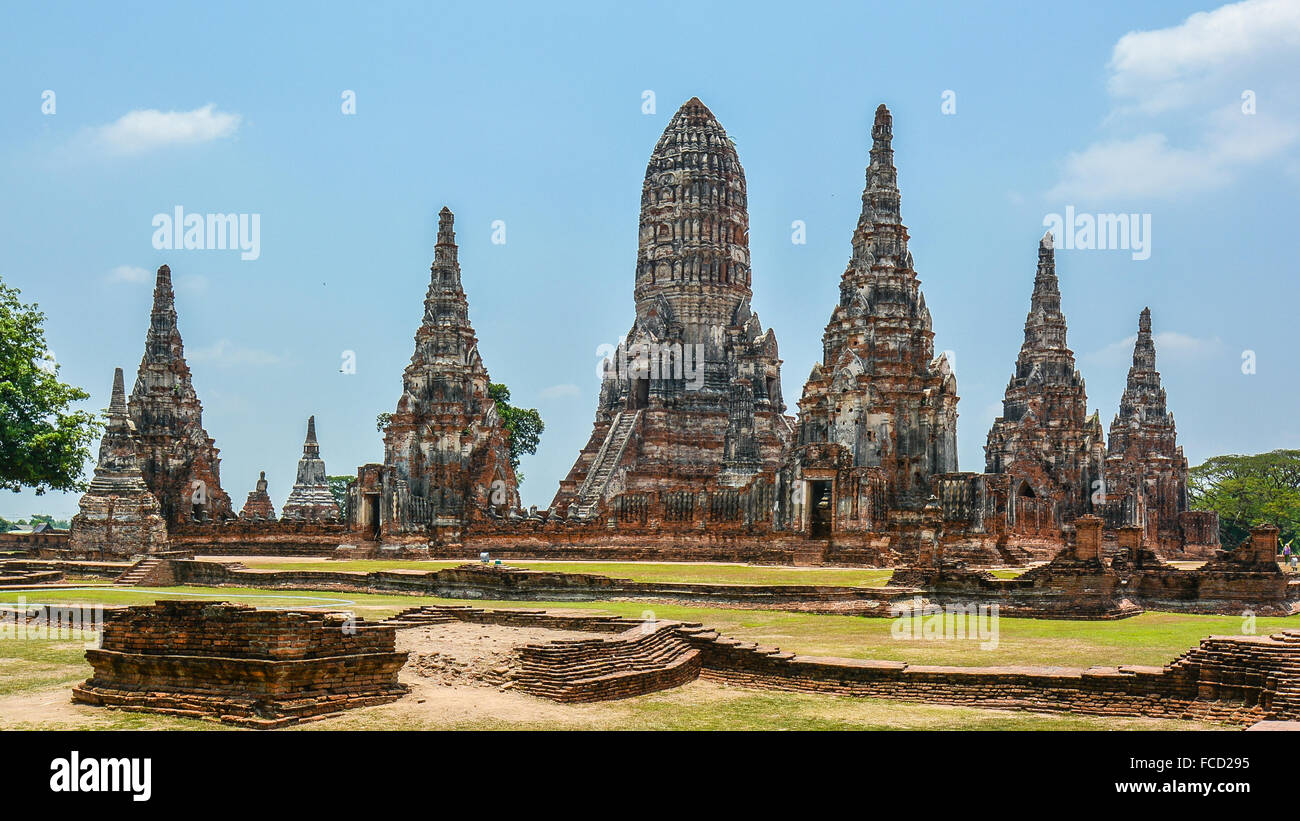 Wat Chaiwatthanaram - Ayutthaya, Thailand Stock Photo