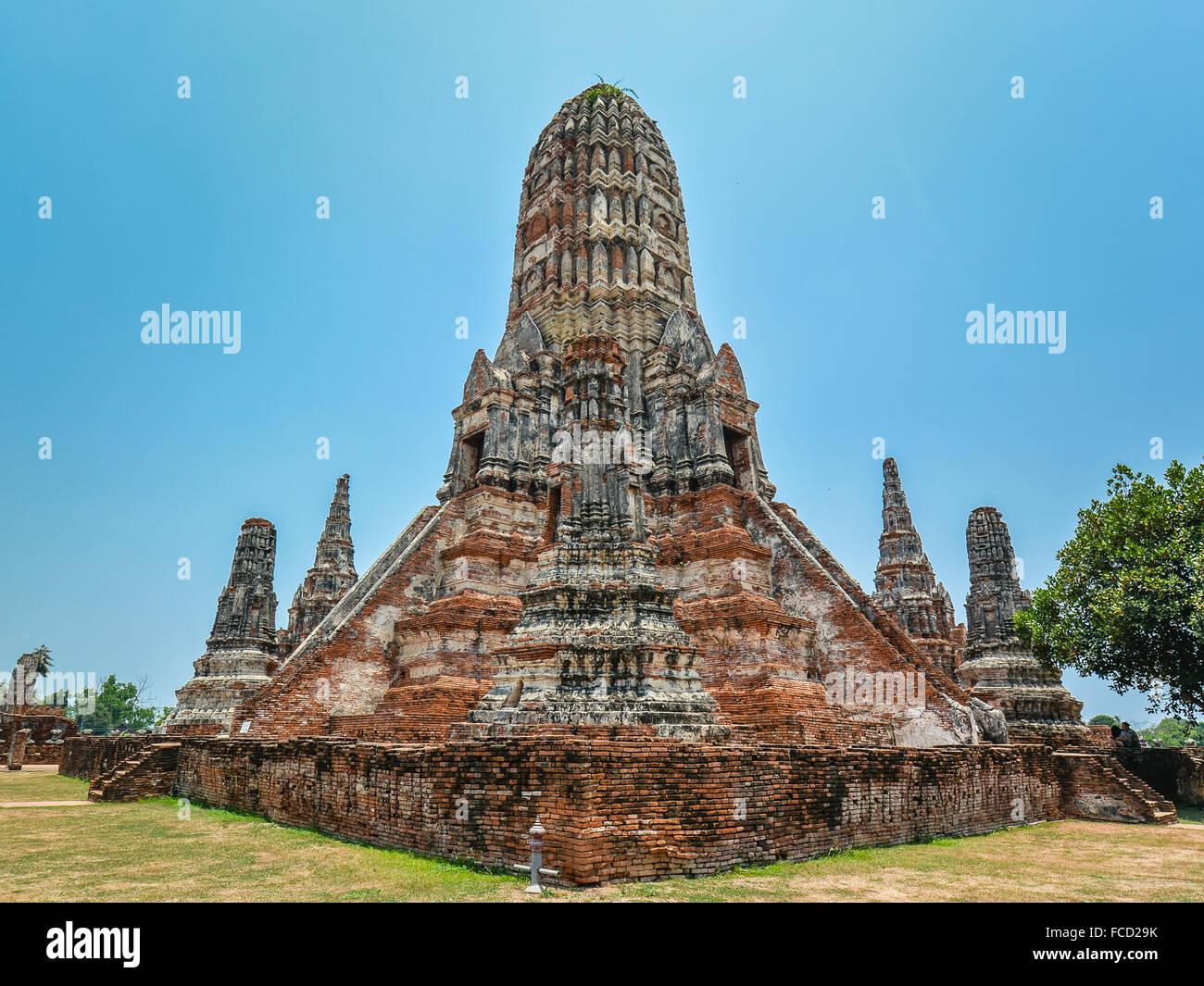 Wat Chaiwatthanaram - Ayutthaya, Thailand Stock Photo