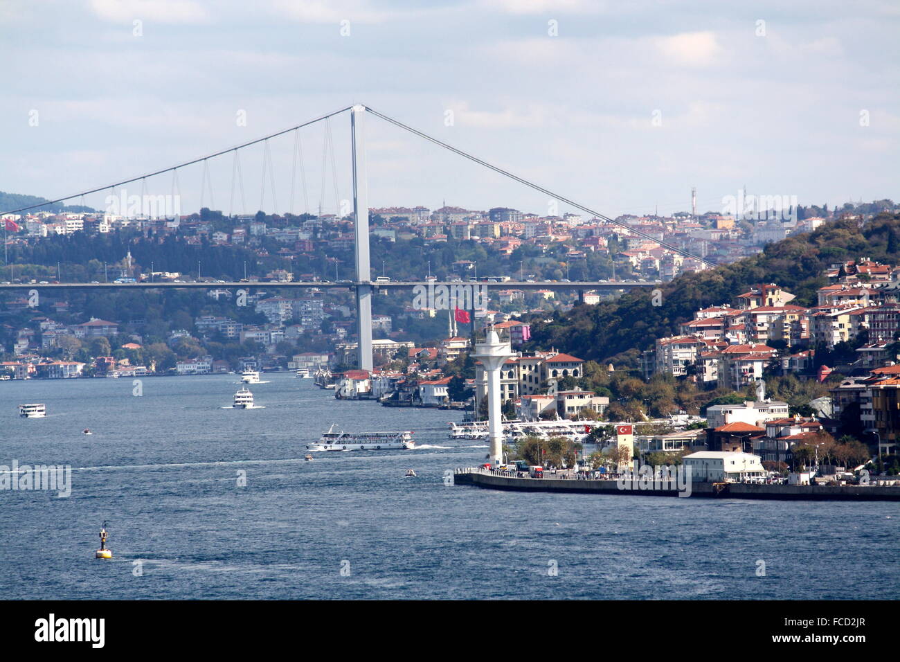 View Of Istanbul With The Bosporus Bridge Stock Photo - Alamy