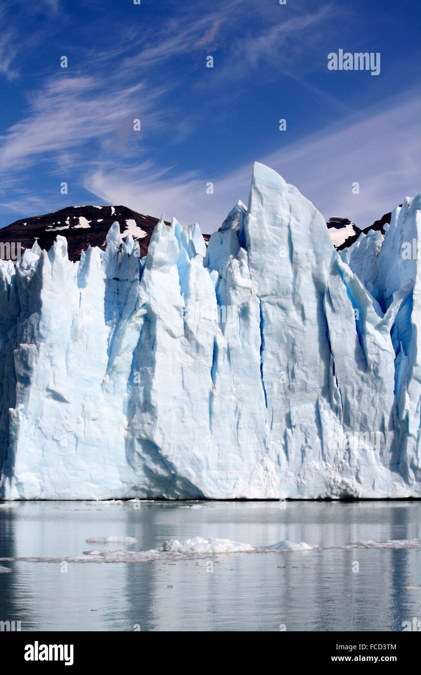 Ice Floating On The Sea In A Spectacular Glacial Scenery Stock Photo
