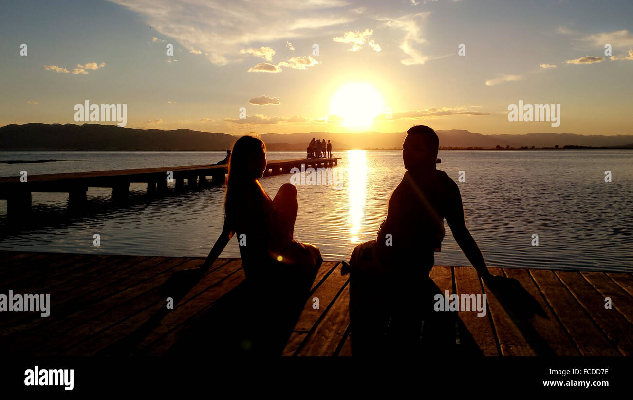 Sunlight on pier hi-res stock photography and images - Alamy