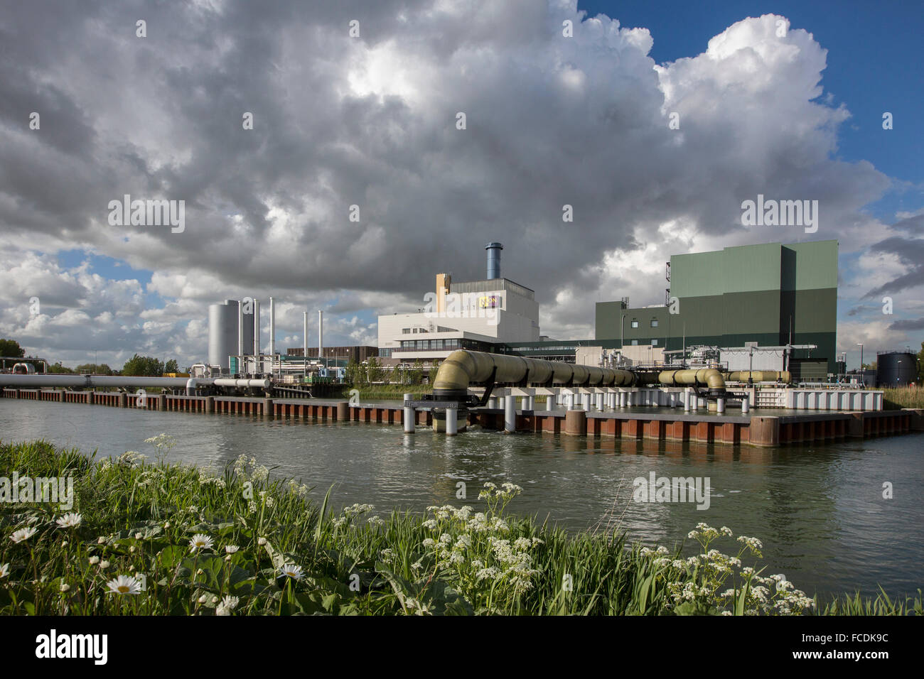 The Netherlands, Diemen, NUON power plant. Stock Photo
