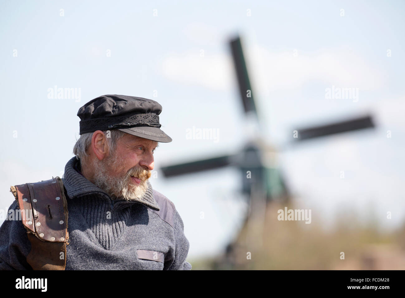 Netherlands, Reeuwijk, Oukoopse Polder, Peat dredger Stock Photo