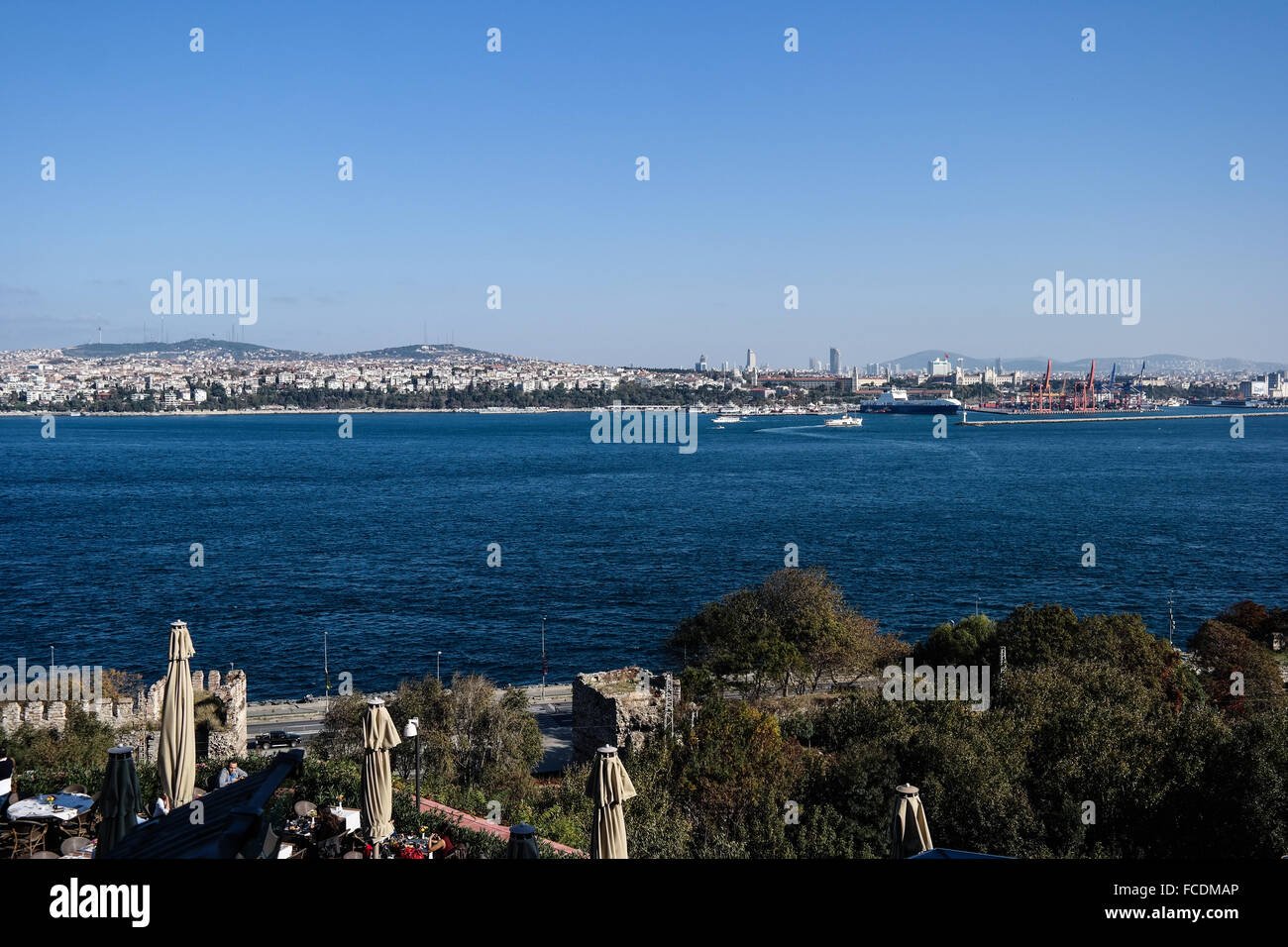 Turkey, Istanbul, Cankurtaran, View Across Bosphorus Stock Photo - Alamy