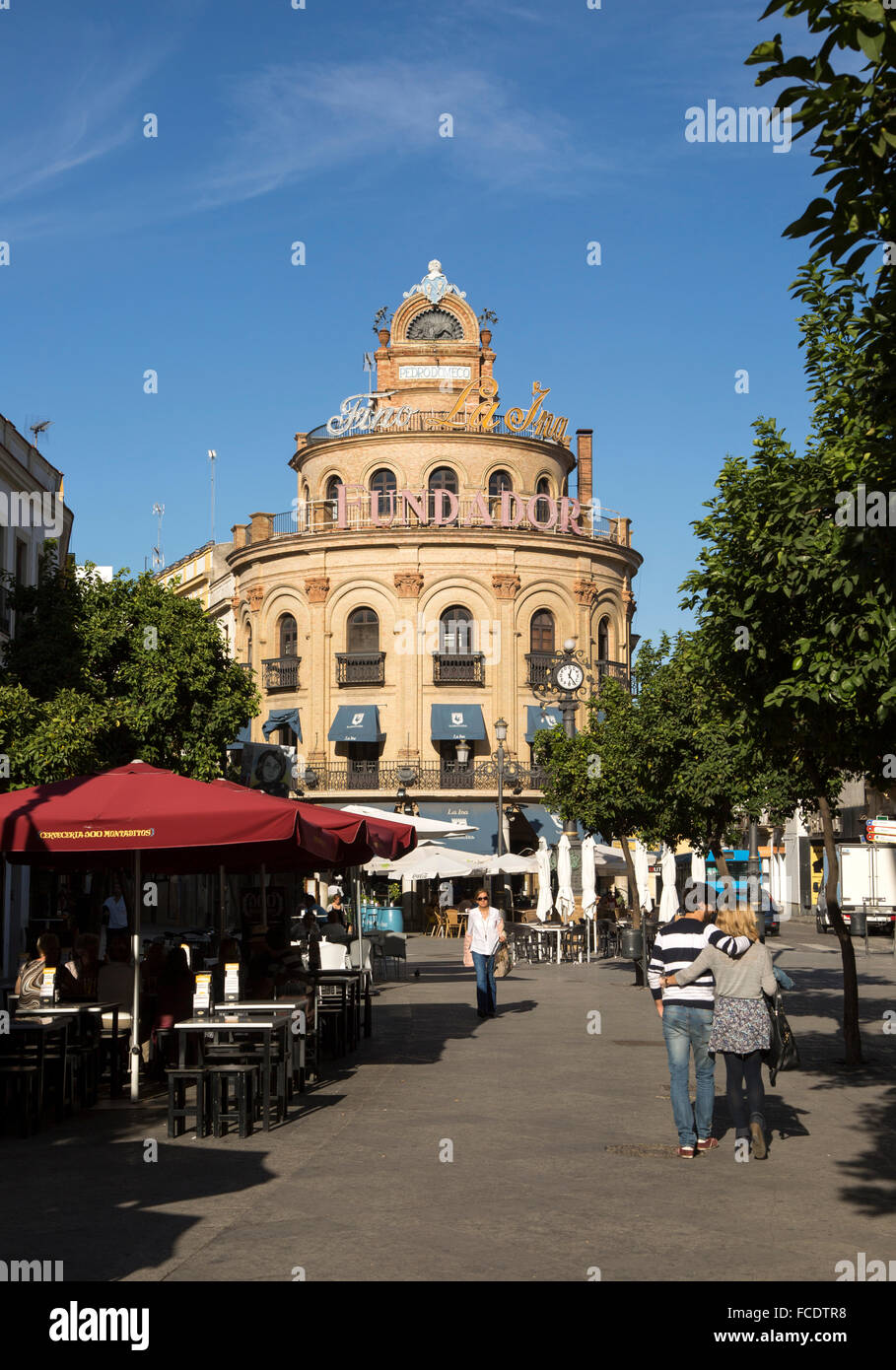 El Gallo Azul rotunda cafe building in central built in 1929
