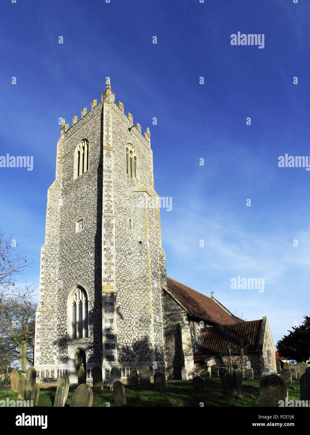 St John the Baptist Church, Reedham, Norfolk Stock Photo
