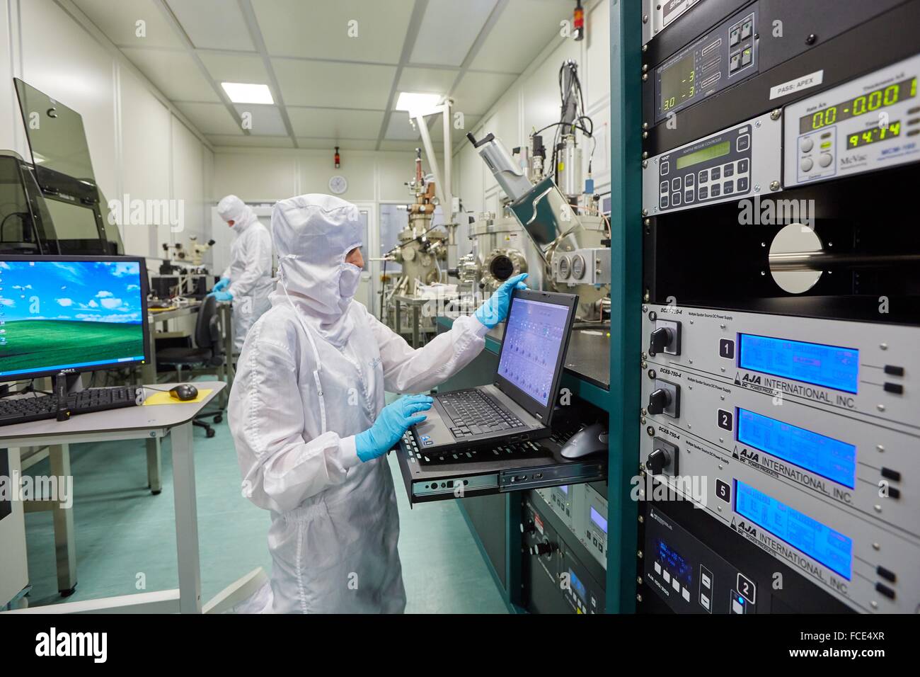 Aja Sputter System 4 Point Probe Station Cleanroom Stock