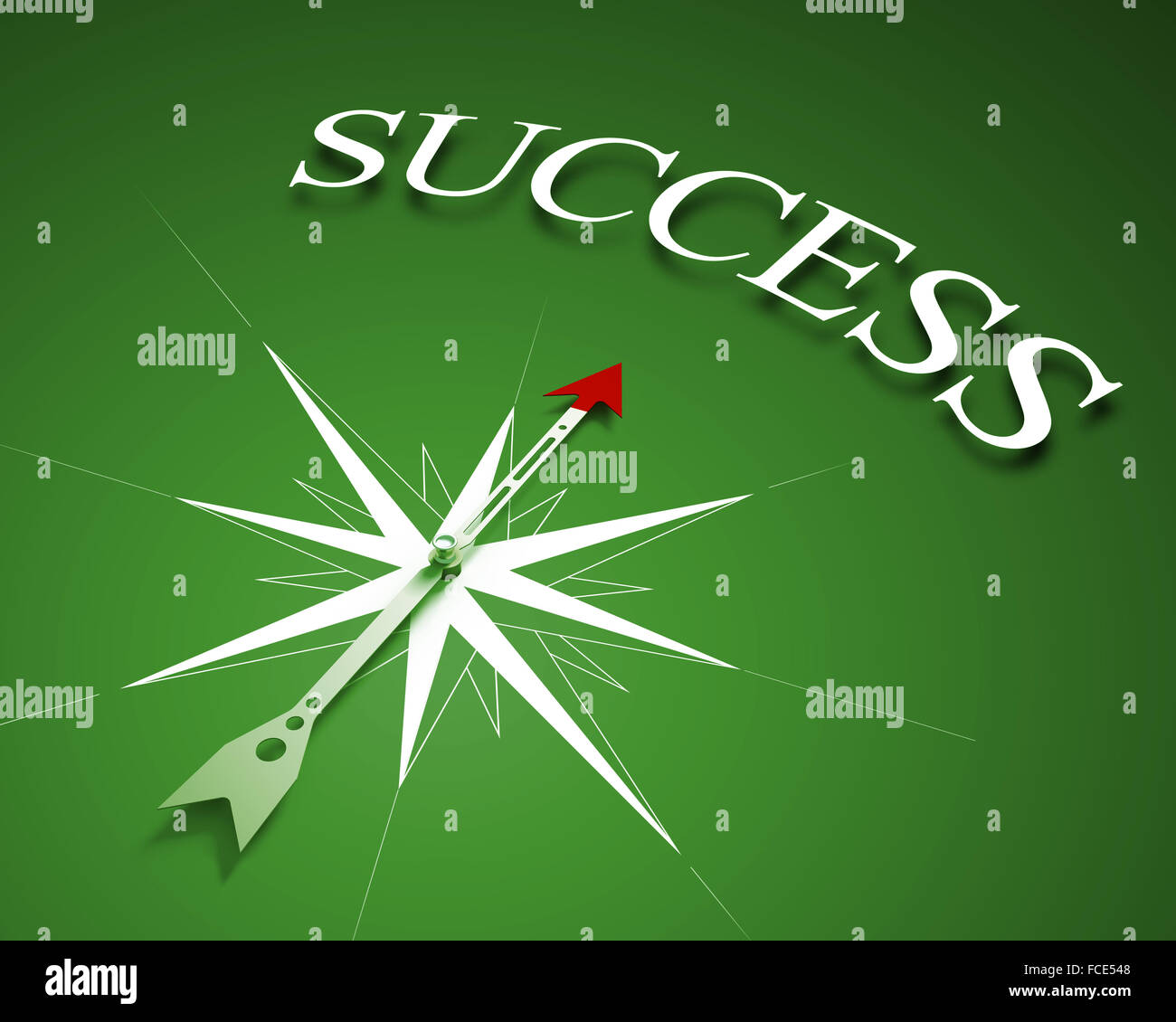 Conceptual image of compass pointing the direction Stock Photo - Alamy