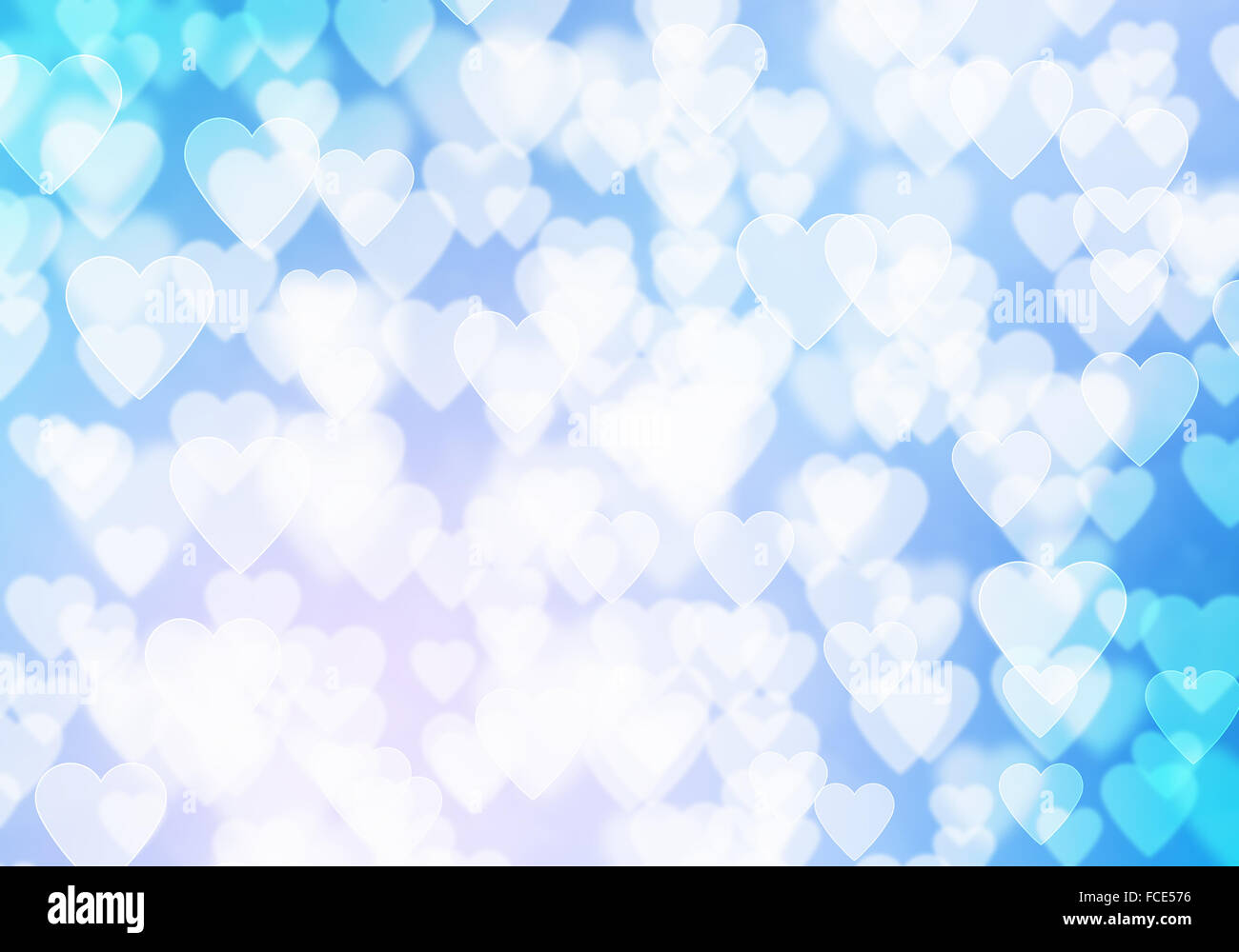 Abstract background image of blue bokeh lights and beams Stock Photo ...